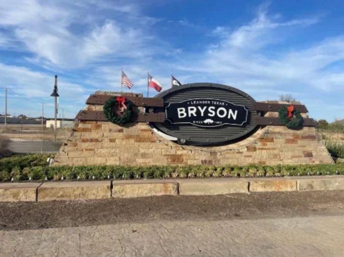 Bryson neighborhood in Leander, Texas serviced by Bastion Pest Control