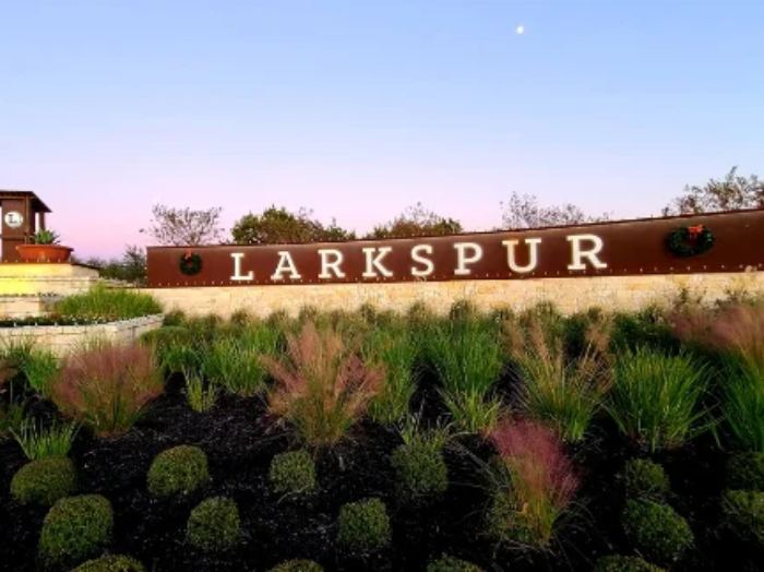 Larkspur neighborhood in Leander, Texas serviced by Bastion Pest Control