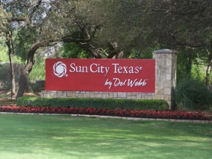 Sun City neighborhood in Georgetown, Texas serviced by Bastion Pest Control