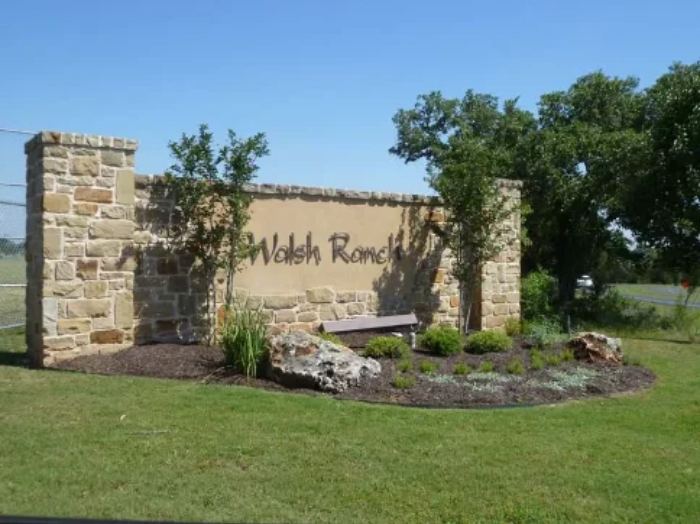 Walsh Ranch neighborhood in Round Rock, Texas serviced by Bastion Pest Control